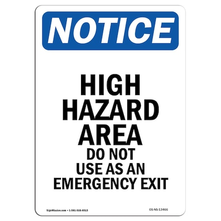 OSHA Notice, 18 Height, 24 Width, Decal